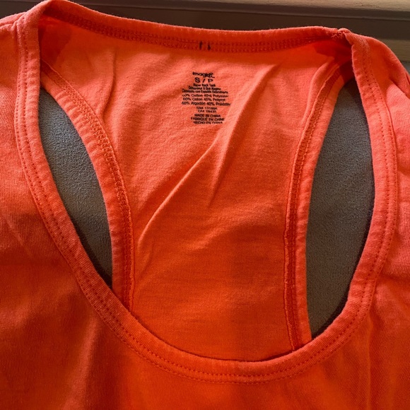 Imagine Orange Razor Back Tank Top - Picture 2 of 3